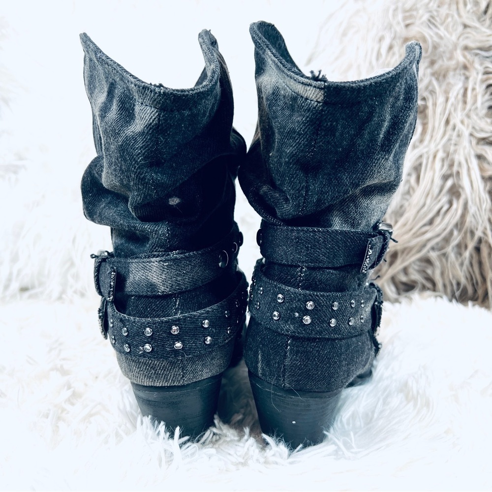 Report Western Grunge Studded Ankle Boots - Picture 11 of 12